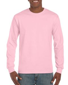 Gildan GI2400 - T-Shirt Homme Manches Longues 100% Coton Light Pink