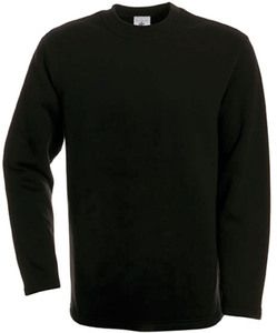 B&C CGWU610 - Sweat-Shirt Coupe Droite Noir