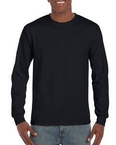 Gildan GD014 - T-Shirt à Manches Longues Homme Noir