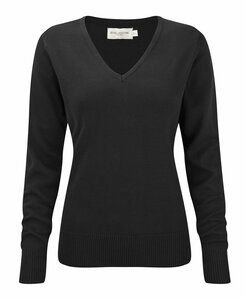 Russell Collection J710F - Pull col V Fille Noir