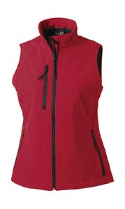 Russell Europe R-141F-0 - Ladies Soft Shell Gilet Classic Red