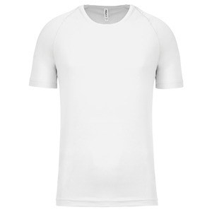ProAct PA438 - T-SHIRT SPORT MANCHES COURTES Blanc