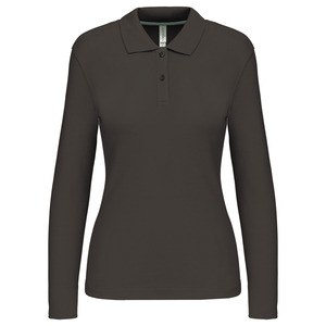 Kariban K244 - POLO MANCHES LONGUES FEMME Dark Grey