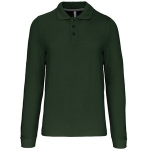Kariban K243 - POLO MANCHES LONGUES Forest Green