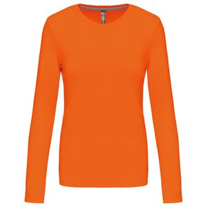 Kariban K383 - T-SHIRT COL ROND MANCHES LONGUES FEMME Orange