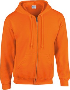 Gildan GI18600 - Sweat-Shirt Homme Zippé avec Capuche Safety Orange