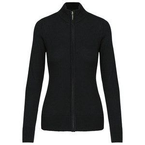 Kariban K962 - CARDIGAN ZIPPÉ FEMME Black/Black