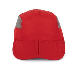 K-up KP206 - CASQUETTE SPORT PLIABLE Red/ Grey