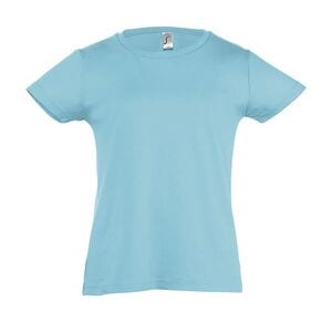 SOL'S 11981 - Cherry Tee Shirt Fillette Bleu atoll