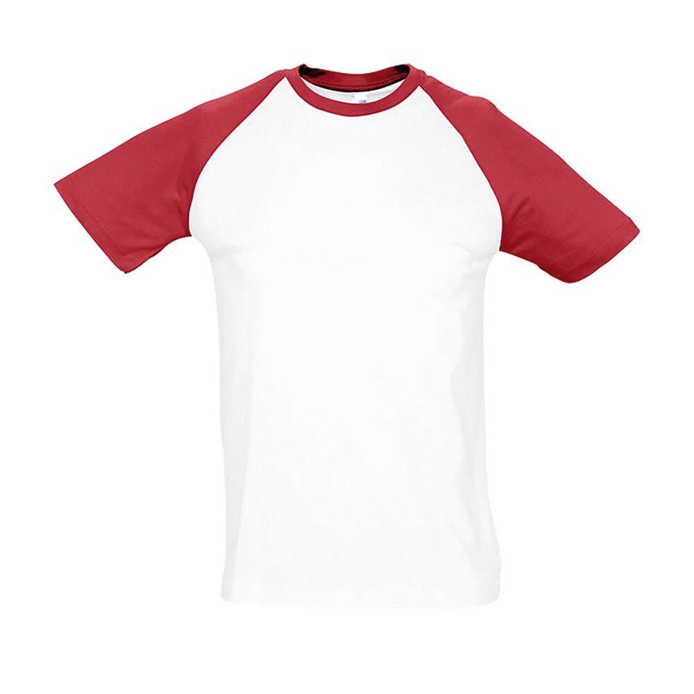 SOL'S 11190 - Funky Tee Shirt Homme Bicolore Manches Raglan