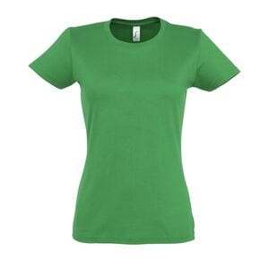 SOL'S 11502 - Imperial WOMEN Tee Shirt Femme Col Rond Vert prairie