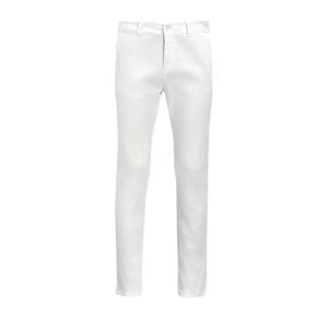 SOL'S 01424 - JULES MEN - LENGTH 33 Pantalon Homme Blanc