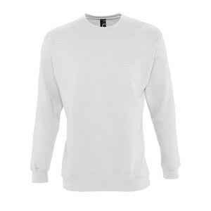 SOL'S 13250 - NEW SUPREME Sweat Shirt Unisexe Col Rond Blanc chiné