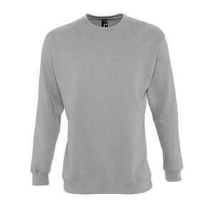 SOL'S 13250 - NEW SUPREME Sweat Shirt Unisexe Col Rond Gris Chiné