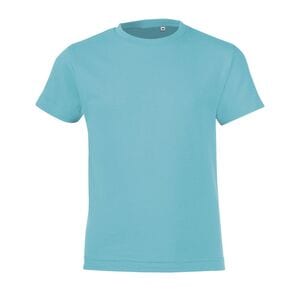 SOL'S 01183 - REGENT FIT KIDS Tee Shirt Enfant Col Rond Bleu atoll