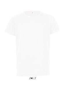 SOL'S 01166 - SPORTY KIDS Tee Shirt Enfant Manches Raglan Blanc