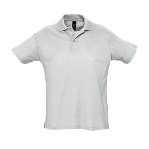 SOL'S 11342 - SUMMER II Polo Homme Blanc chiné