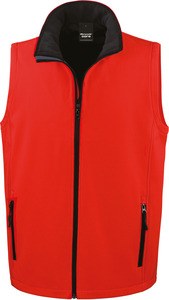 Result R232M - Body Softshell "Printable" Homme Red / Black