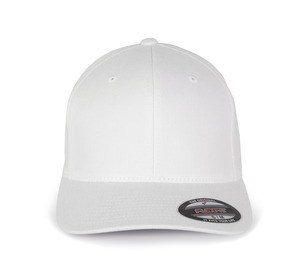 K-up KP907 - CASQUETTE FLEXFIT® COTON BROSSÉ - 6 PANNEAUX Blanc