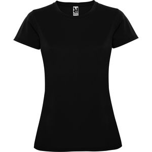 Roly CA0423 - MONTECARLO WOMAN T-shirt technique manches courtes Noir