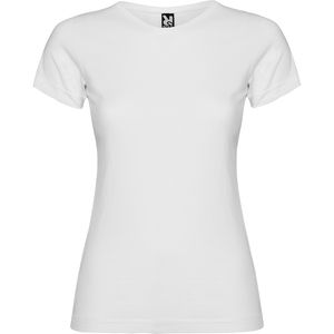 Roly CA6627 - JAMAICA T-shirt manches courtes avec coupe près du corps Blanc