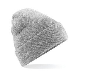 Beechfield BF045 - Bonnet avec Rabat Heather Grey