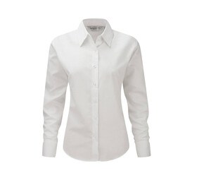 Russell Collection JZ32F - Chemise Femme Oxford Blanc