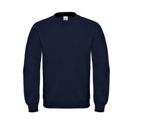 B&C BCID2 - Sweat Col Rond Coton Marine