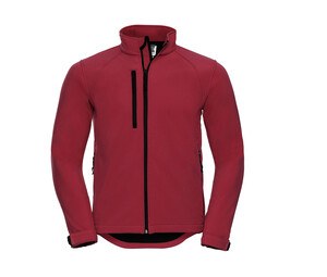 Russell JZ140 - Veste Soft-Shell Homme Léger&Respirant Classic Red
