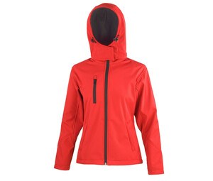 Result RS23F - Performance Hooded Jacket Rouge/Noir