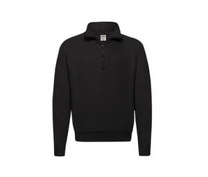 Fruit of the Loom SC376 - Sweat Homme Col Zippé Coton