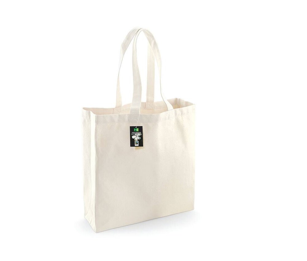 Westford mill WM623 - Sac Shopping 100% Coton Anses Longues