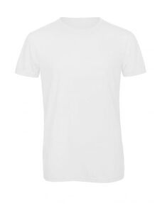 B&C BC055 - Tee-Shirt Col Rond Homme Manches Courtes Blanc