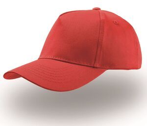 Atlantis AT002 - Casquette Enfant 5 Panneaux Rouge