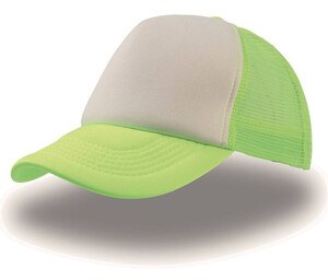 Atlantis AT011 - Casquette Rappeur Fluo Yellow/White