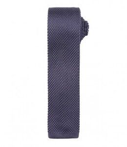 Premier PR789 - Slim Knitted Tie Acier