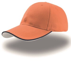 Atlantis AT006 - Casquette 6 Panneaux Orange