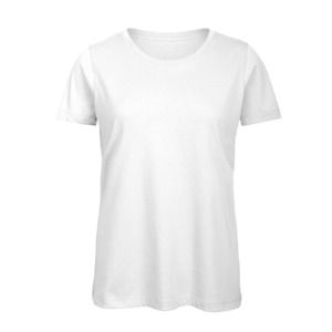 B&C BC02T - Tee-Shirt Femme 100% Coton Blanc
