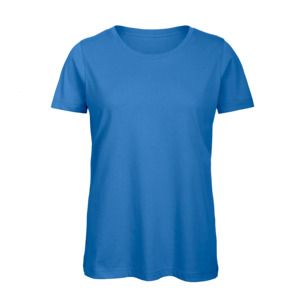 B&C BC02T - Tee-Shirt Femme 100% Coton Azure