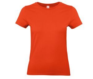 B&C BC04T - Tee Shirt Femmes 100% Coton Fire Red