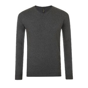 SOL'S 01710 - GLORY MEN Pull Col V Homme Charcoal Melange