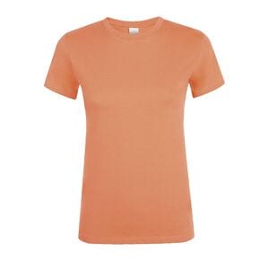 SOL'S 01825 - REGENT WOMEN Tee Shirt Femme Col Rond Abricot