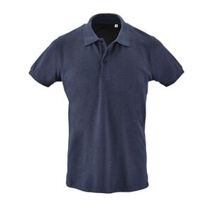 SOL'S 01708 - PHOENIX MEN Polo Coton élasthanne Homme Denim chiné