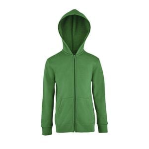 SOL'S 02092 - Stone Kids Veste Zippée à Capuche Kelly Green