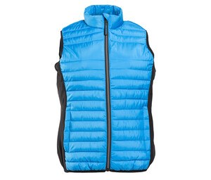 Pen Duick PK317 - Bodywarmer bi-matière femme Sport Blue/Black