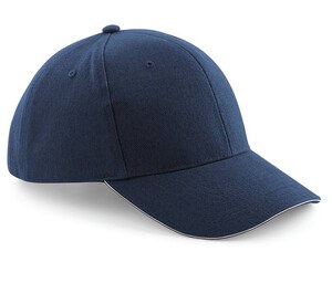 BEECHFIELD BF065 - Casquette Pro-Style 6 panneaux French Navy/Stone