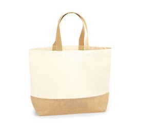 WESTFORD MILL WM452 - Sac shopping XL coton/toile de jute