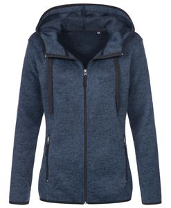 Stedman STE5950 - Veste polaire pour femmes ACTIVE KNIT Marina Blue Melange