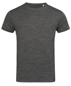 Stedman STE8020 - Tee-shirt col rond pour hommes SS ACTIVE INTENSE Antra Heather