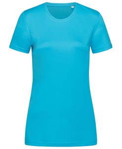 Stedman STE8100 - Tee-shirt col rond pour femmes SS ACTIVE SPORTS-T Hawaii Blue